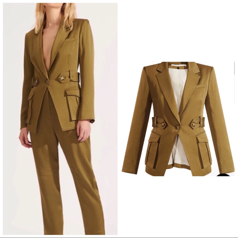 NEW! VERONICA BEARD Green Blazer Sz 4